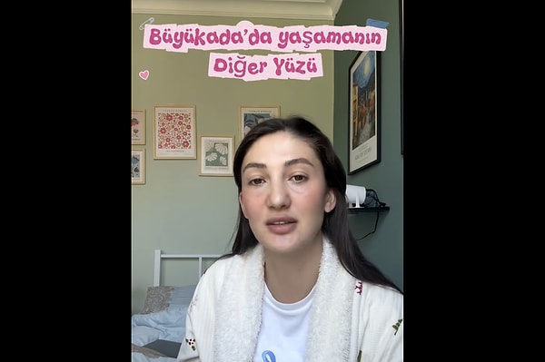 Genç kadın adada yaşamanın zorluklarını şöyle sıraladı;