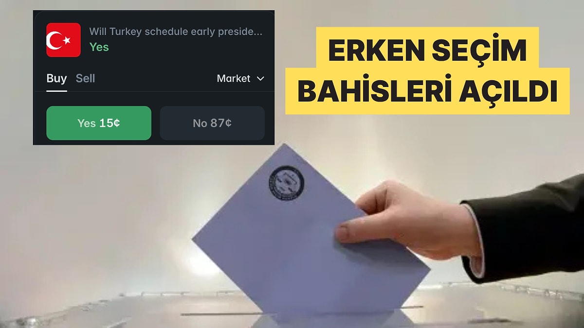Uluslararası Bahis Platformunda Türkiye'ye Özel Erken Seçim Bahsi Açıldı