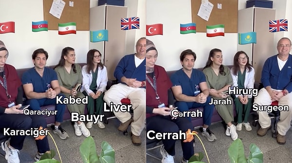 Videdaki tıbbi terimleri şöyle sıralayabiliriz;