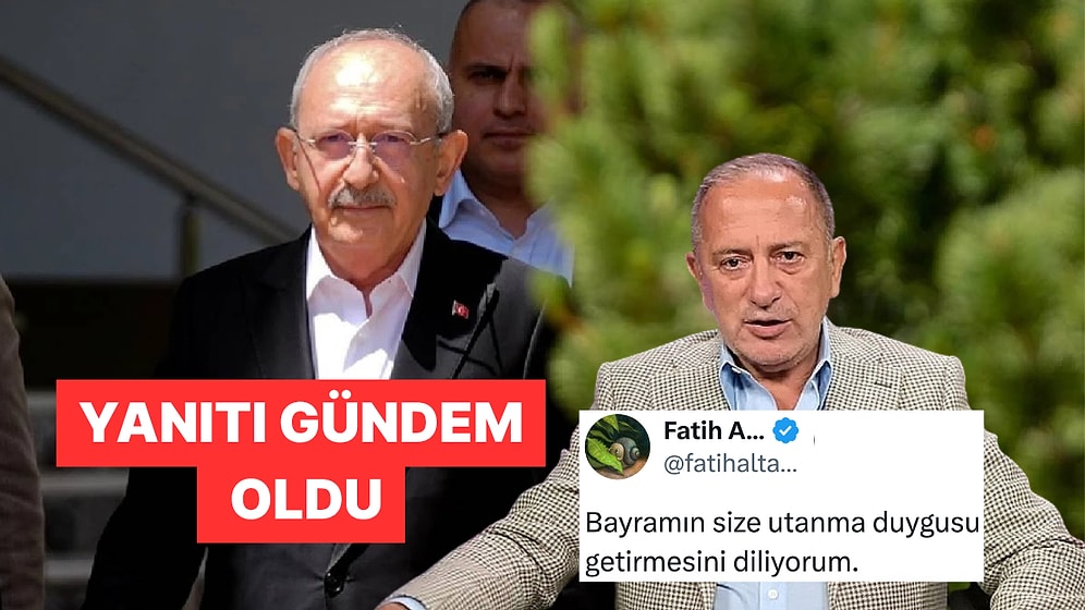 Fatih Altaylı'dan Kemal Kılıçdaroğlu'nun Bayram Mesajına Cevap Geldi
