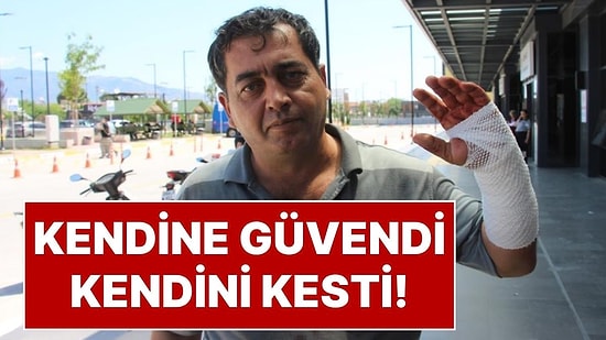 “Bu İşin Vakko’su Benim” Diyen Kasap Kurban Keserken Kendini Kesti