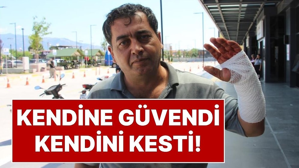 “Bu İşin Vakko’su Benim” Diyen Kasap Kurban Keserken Kendini Kesti