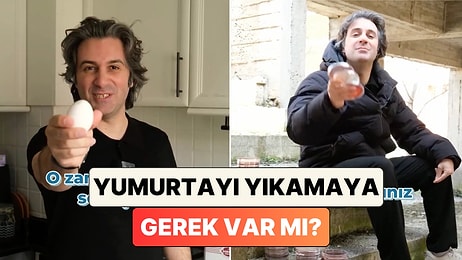 Prof. Dr. Behçet Yalın Özkara Test Etti: Yumurtayı Kullanmadan Önce Yıkamaya Gerek Var mı?