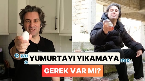 Prof. Dr. Behçet Yalın Özkara Test Etti: Yumurtayı Kullanmadan Önce Yıkamaya Gerek Var mı?