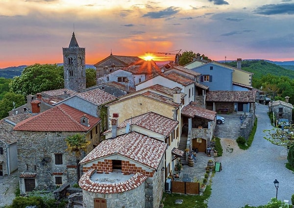 According to local Istrian legends, Hum was not constructed through ordinary means.