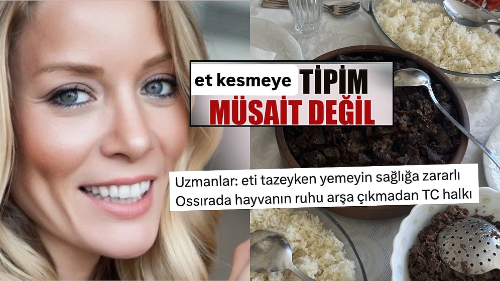 Kurban Bayramı'nın Et Doğrama 'Etkinliklerinden' Goygoy Çıkaran Mizahşörler
