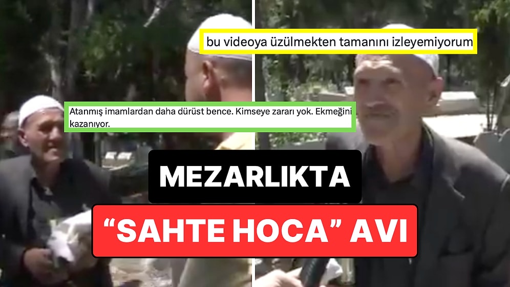 Zorla Dua Okuttular! Mezarlıkta Yapılan "Sahte Hoca" Denetimi Gündem Oldu
