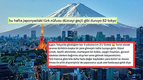 Bayram Tatilinde Türklerin Japonya'ya Akın Etmesi Kullanıcıların Gözünden Kaçmadı