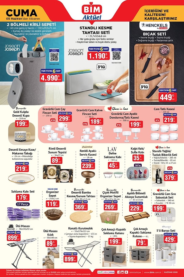 Joseph Joseph 2 Bölmeli Kirli Sepeti 4.990 TL