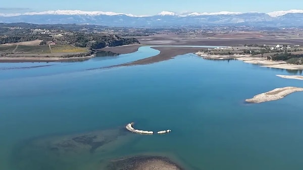 Baraj sularının çekilmesiyle görünür hale gelen Roma kalıntıları müze müdürlüklerince muhafaza ediliyor