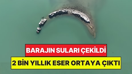 Gölde Su Seviyesi Düşünce 2 Bin Yıllık Antik Kent Ortaya Çıktı: 1. Derece Sit Alanı Oldu