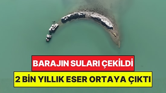 Gölde Su Seviyesi Düşünce 2 Bin Yıllık Antik Kent Ortaya Çıktı: 1. Derece Sit Alanı Oldu