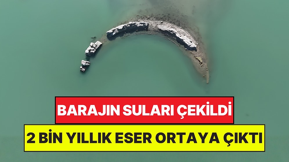 Gölde Su Seviyesi Düşünce 2 Bin Yıllık Antik Kent Ortaya Çıktı: 1. Derece Sit Alanı Oldu