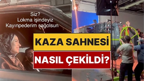 Kızılcık Şerbeti'nin Meşhur Sezon Finali Kaza Sahnesinin Kamera Arkası Görüntüleri Yayınlandı