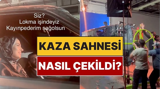 Kızılcık Şerbeti'nin Meşhur Sezon Finali Kaza Sahnesinin Kamera Arkası Görüntüleri Yayınlandı