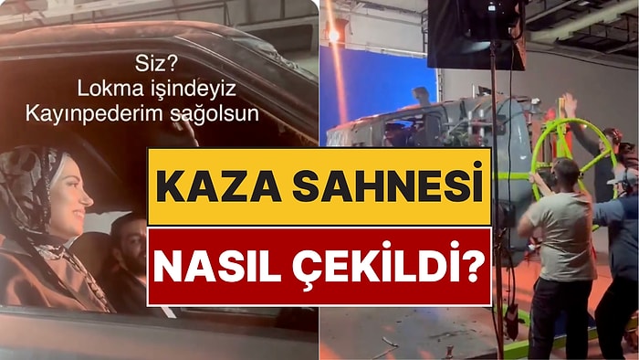 Kızılcık Şerbeti'nin Meşhur Sezon Finali Kaza Sahnesinin Kamera Arkası Görüntüleri Yayınlandı