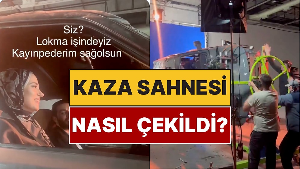 Kızılcık Şerbeti'nin Meşhur Sezon Finali Kaza Sahnesinin Kamera Arkası Görüntüleri Yayınlandı