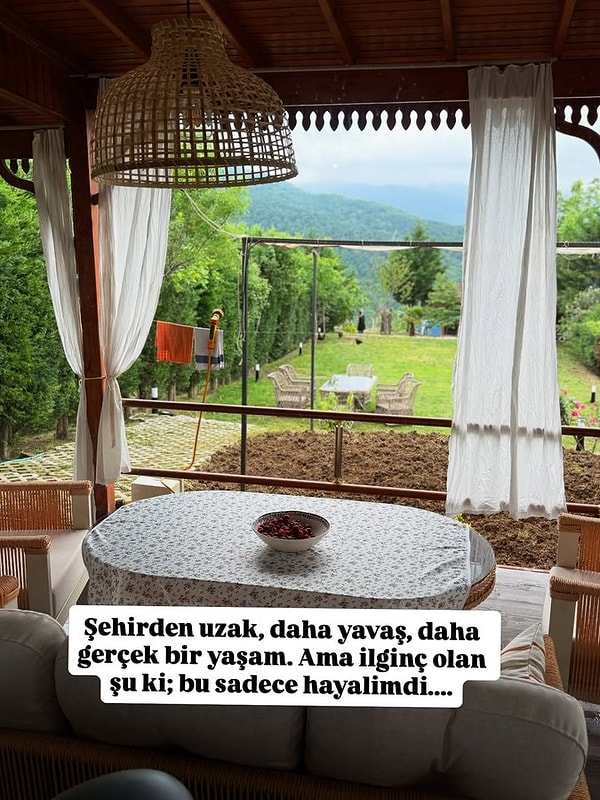 Cem Özkök, a long-time resident of Istanbul, recently revealed that he has taken a break from city life and relocated to a village house in the Termal district of Yalova.