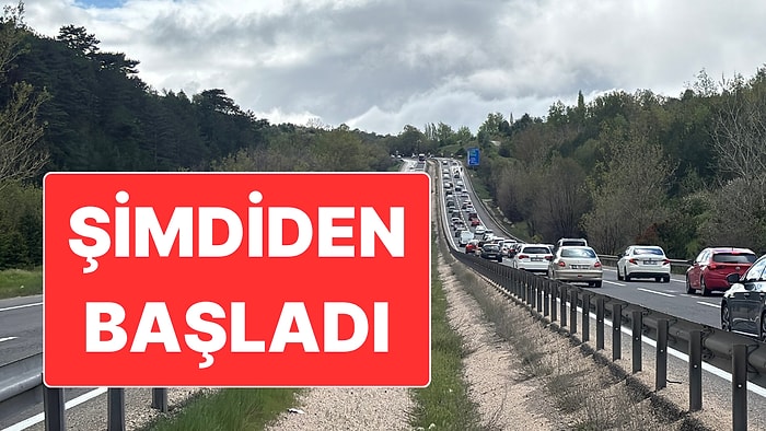 Tatilcilerin Dönüş Yolculuğu Başladı: Kilometrelerce Uzayan Araç Kuyruğu Oluştu
