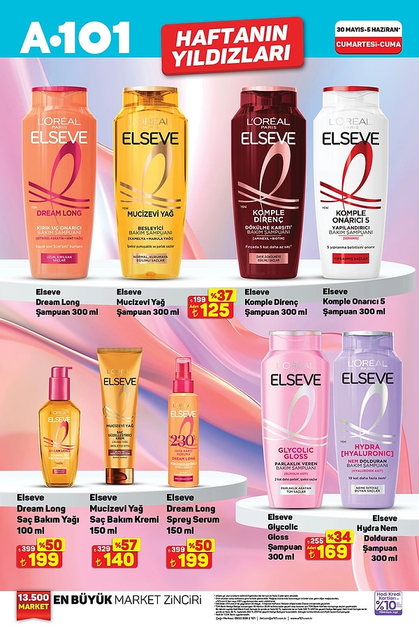 Loreal Elseve Şampuan Çeşitleri