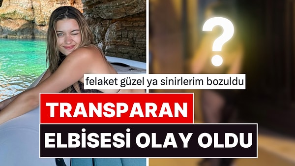 Afra Saraçoğlu'nun İspanya'da Transparan Elbisesiyle Verdiği Pozlar Olay Oldu!