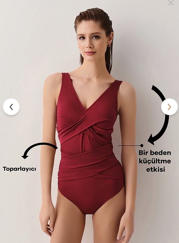 Hem göğüste hem belde yer alan çifte düğümle kıvrımların gücünü ortaya çıkarın!