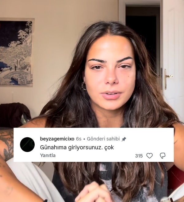 Ancak yapılan bu açıklamalar tartışmaları sona erdirmedi. Sosyal medyada yorumlar devam ederken Beyza’ya yönelik tepkiler de artmayı sürdürdü.