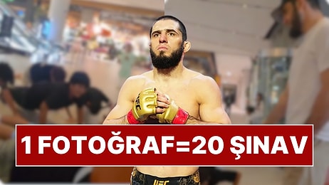 Bedava Fotoğraf Yok! UFC Şampiyonu Islam Makhachev, Fotoğraf Çekilmek İsteyen Hayranlarına Şınav Çektirdi!