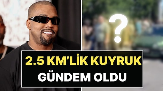Kanye West Konserine Yoğun İlgi: 2.5 Km'lik Kuyruk Gündem Oldu!