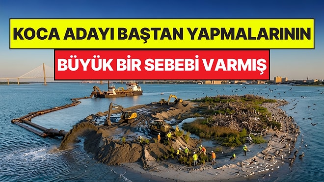 Kasırgadan Sonra 500 Bin Metreküp Tortuyla Yeni Bir Ada Yapmalarının Bir Sebebi Var
