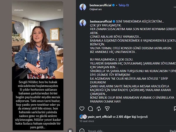 Beste Açar, Kayahan’ın daha önce yayımlanmamış eserleri için uzun yıllardır mücadele verdiğini de söyledi.👇