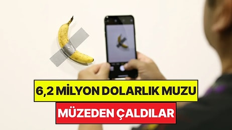 6,2 Milyon Dolarlık Muz Sergilendiği Müzeden Çalındı: Geçen Sene de Yenmişti