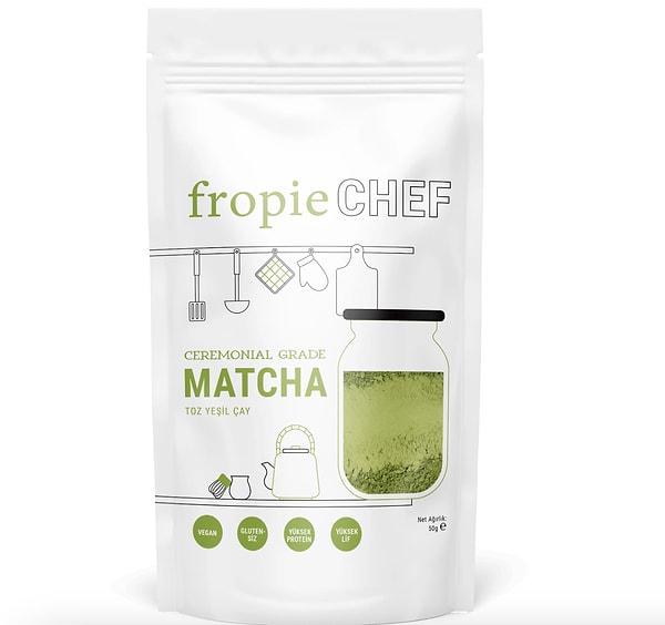 Güne zinde başlamak ve toksinlerden arınmak isteyenlerin favorisi Fropie matcha çayı listede!