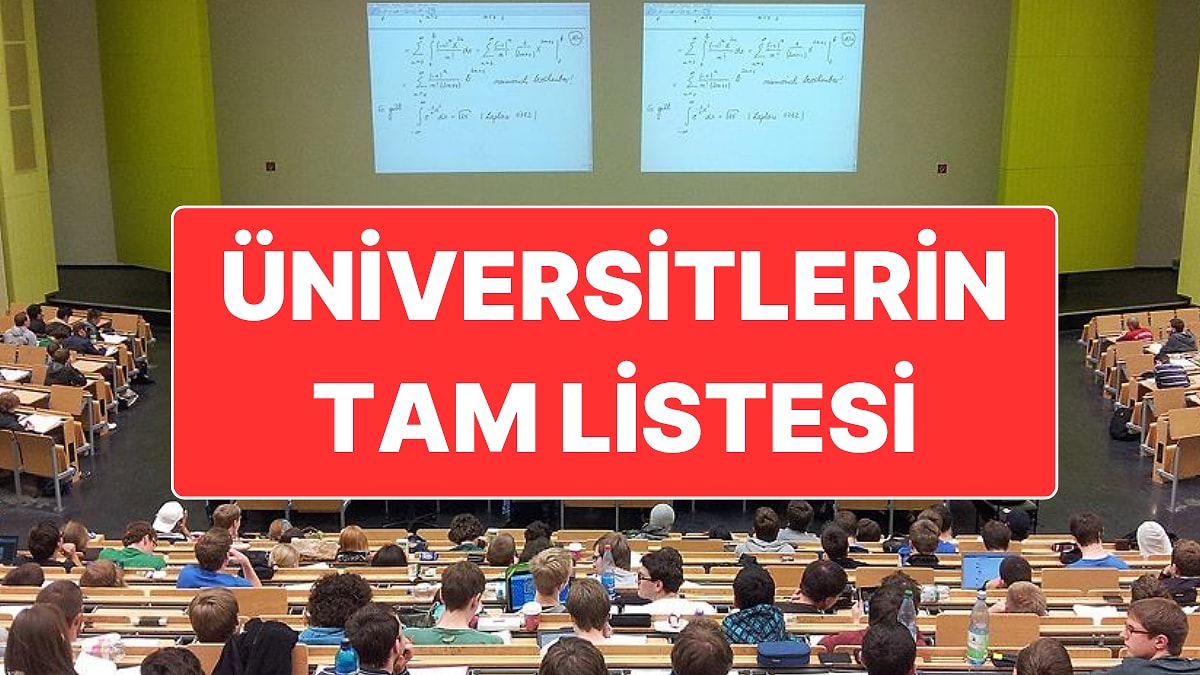 Türkiye'den 47 Üniversite 