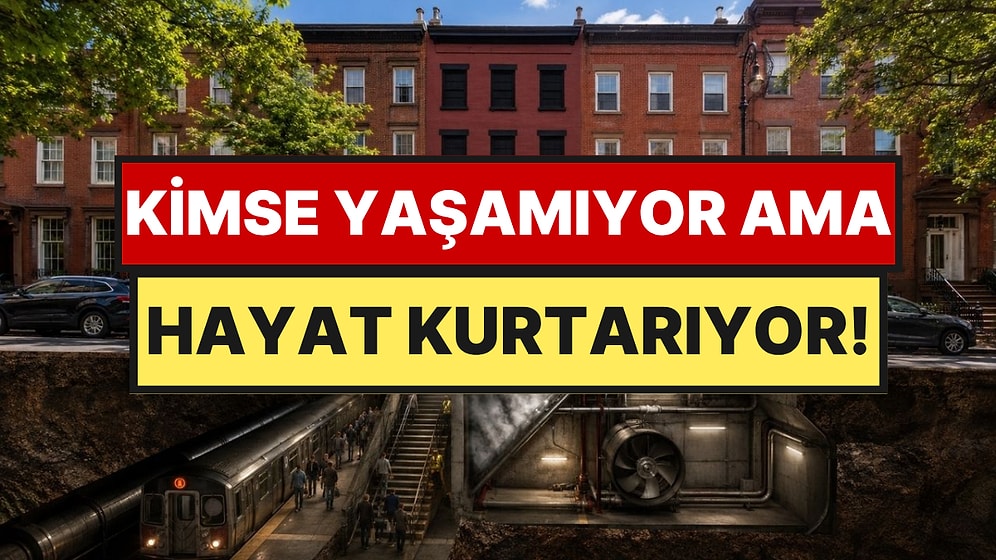 Bu Evin İçinde Kimse Yaşamıyor: Altında Metro Yolcularını Kurtaran Devasa Sistem Var