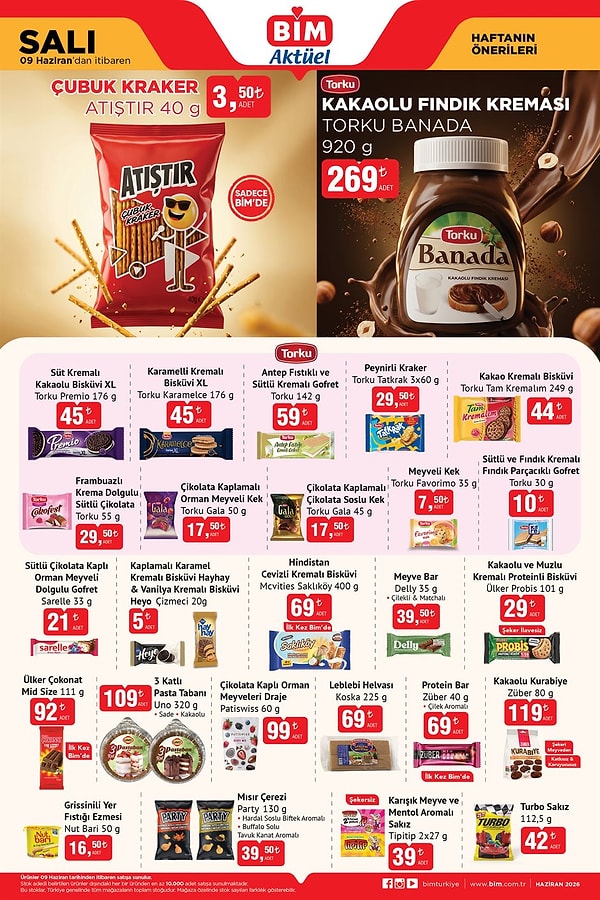 Atıştır Çubuk Kraker 40 gr 3,50 TL