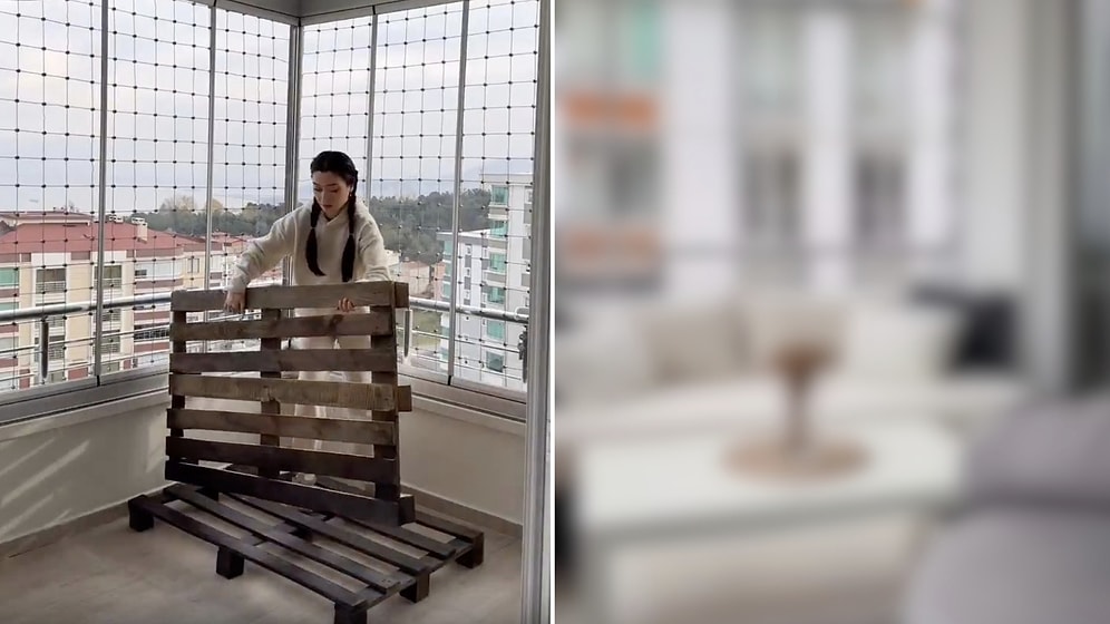Content Creator Transforms Balcony Into a Cozy Living Space on a Tight Budget