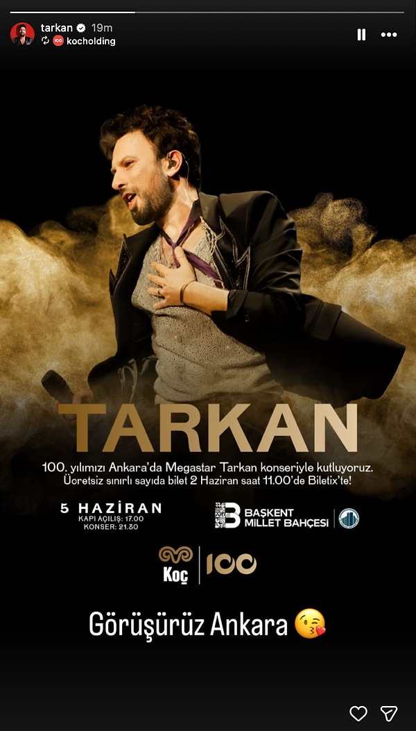 Megastar'dan geçtiğimiz saatlerde Ankara'daki hayranlarını sevindirecek bir haber geldi.