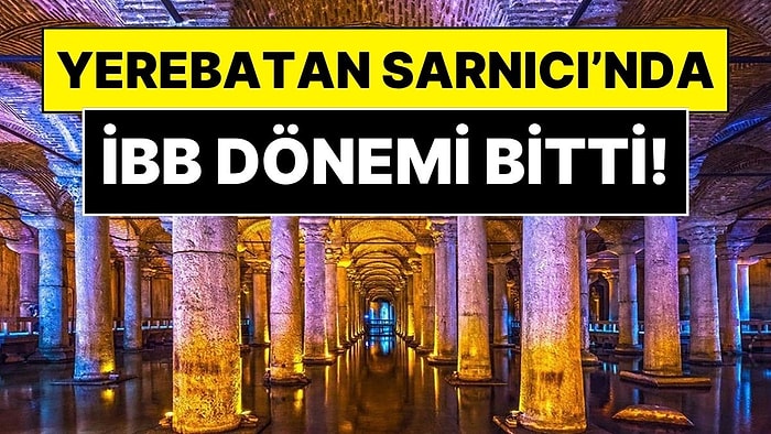 Yerebatan Sarnıcı'nda İBB Dönemi Bitti: Tarihi Sarnıç Resmen Vakıflar'a Geçti