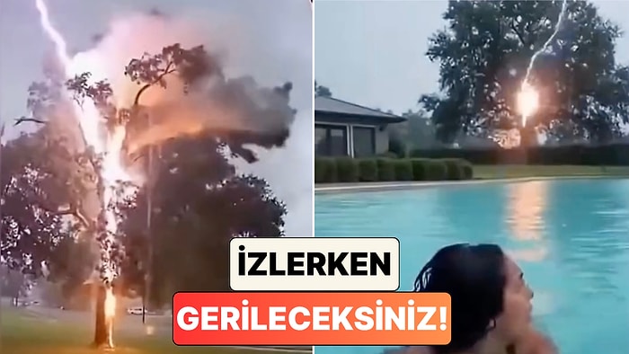 İzlerken Bile Gerildik: Dünyanın Dört Bir Yanından Şiddetli Yıldırım Düşmesi Anları Bir Araya Getirildi