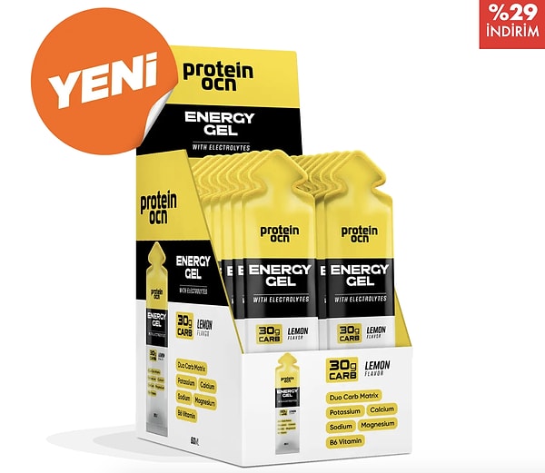 Protein Ocean enerji jeli 699 TL yerine büyük bir fiyat düşüşüyle sadece 499 TL!