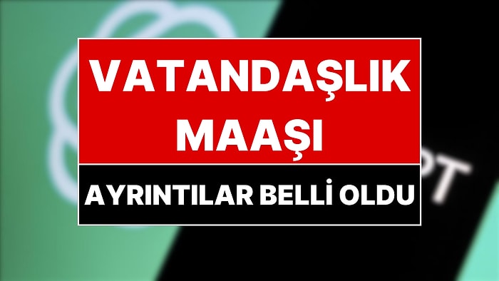 Vatandaşlık Maaşı Meclis'e Geliyor! GETAD Ayrıntıları Belli Oldu