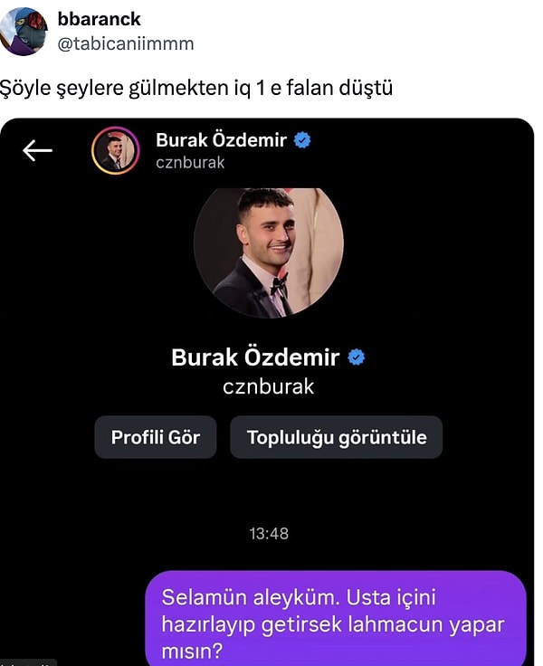 Yanıt verse ne yazardı acaba?
