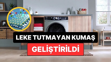 Çamaşır Makinelerini Tarihe Karıştırabilir: Lekeleri Tutmayan Kumaş Geliştirildi