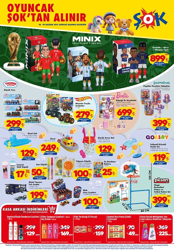 Minix Ronaldo / Messi / Mbappe Figür 12 cm 899 TL