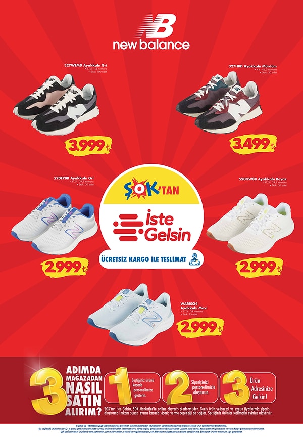 New Balance 327WFMD Ayakkabı Gri 3.999 TL