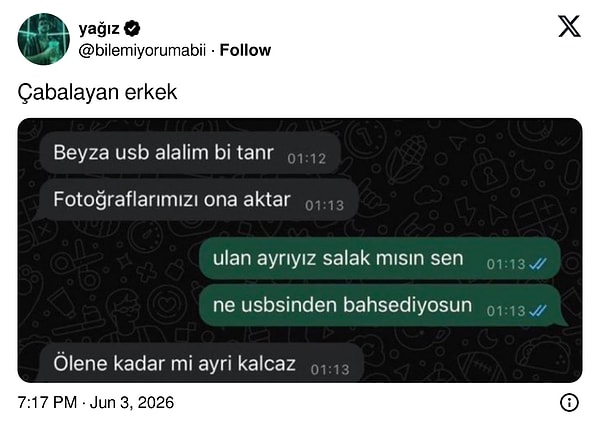 Pek çok örnek geldi!