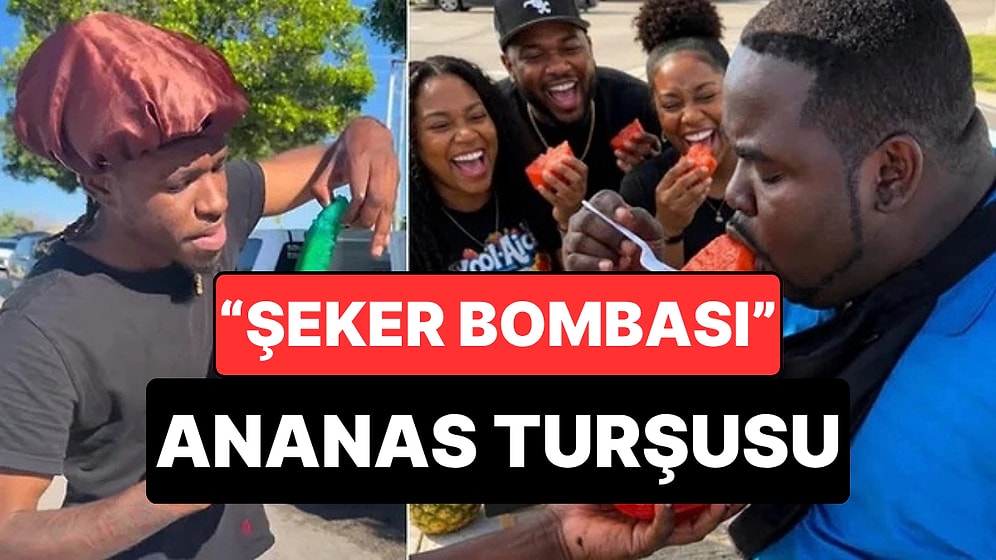 Resmen Şeker Bombası! Kısa Sürede Viral Olan İlginç Ananas Trendi Çok Konuşuldu