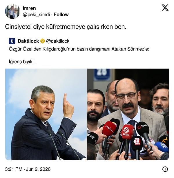 Dil önemli.