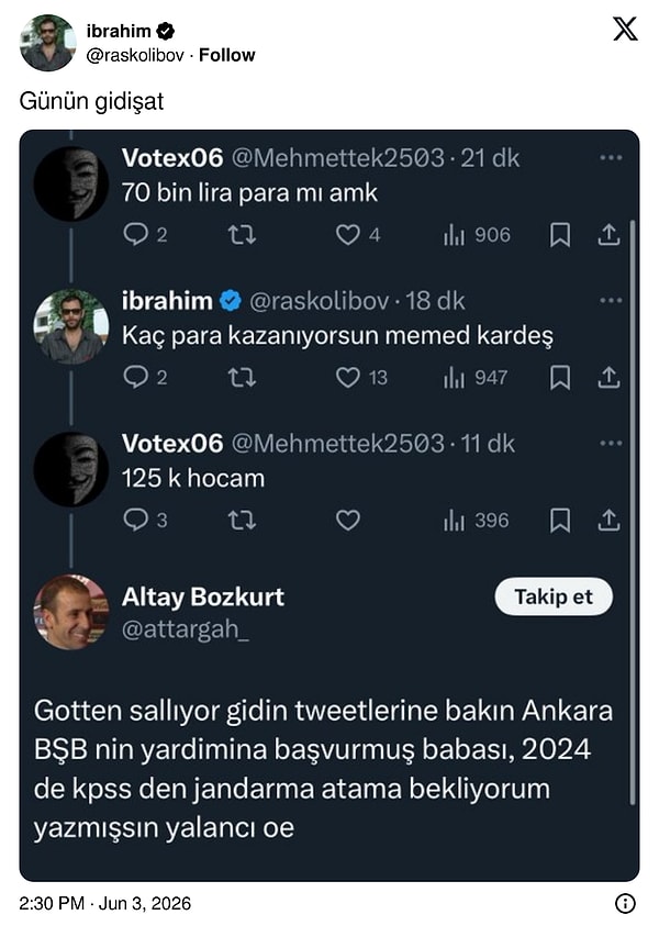 Efsane bir diyalog...